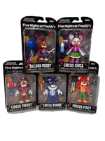 FNAF Five Nights at Freddy's Circus Set of 5 Articulated Action Figures By Funko
