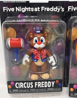 FNAF Five Nights at Freddy's Circus Set of 5 Articulated Action Figures By Funko