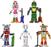 FNAF Five Nights at Freddy's Security Breach Set of 5 Articulated Action Figures By Funko
