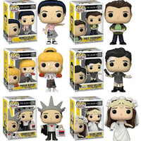 Funko Pop! TV - Friends Wave 4 Set of 6: Rachel, Chandler, Joey, Phoebe, Monica, and Ross