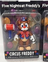 FNAF Five Nights at Freddy's Circus Set of 5 Articulated Action Figures By Funko
