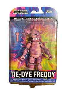 FNAF Five Nights at Freddy's Tie Dye Freddy Articulated Action Figure By Funko