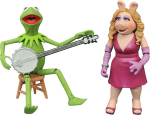 Diamond Select - The Muppets Best of Series 1: Kermit & Miss Piggy Action Figure Two-Pack