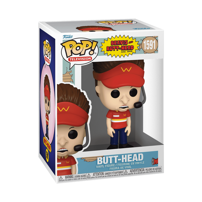 Funko Pop! Television - Beavis & Butt-Head - Butthead (Burger World Uniform) #1591