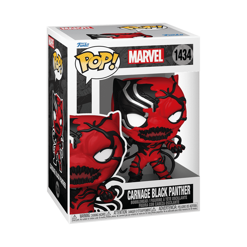 Funko Pop! Marvel: Carnage Black Panther #1434