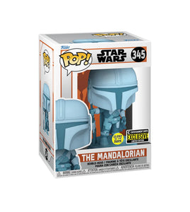 Funko Pop! Star Wars - Mandalorian Halo GITD Entertainment Earth Exclusive