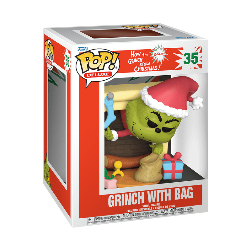 Funko POP! Deluxe: How the Grinch Stole Christmas - Grinch with Bag #35