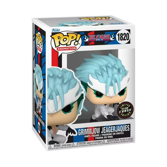 Funko Pop: Animation - Bleach Grimmjow Jeagerjaques GITD Chase #1820 (Discount Bin)