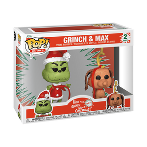 Funko POP! Books: How the Grinch Stole Christmas - Grinch and Max 2 Pack