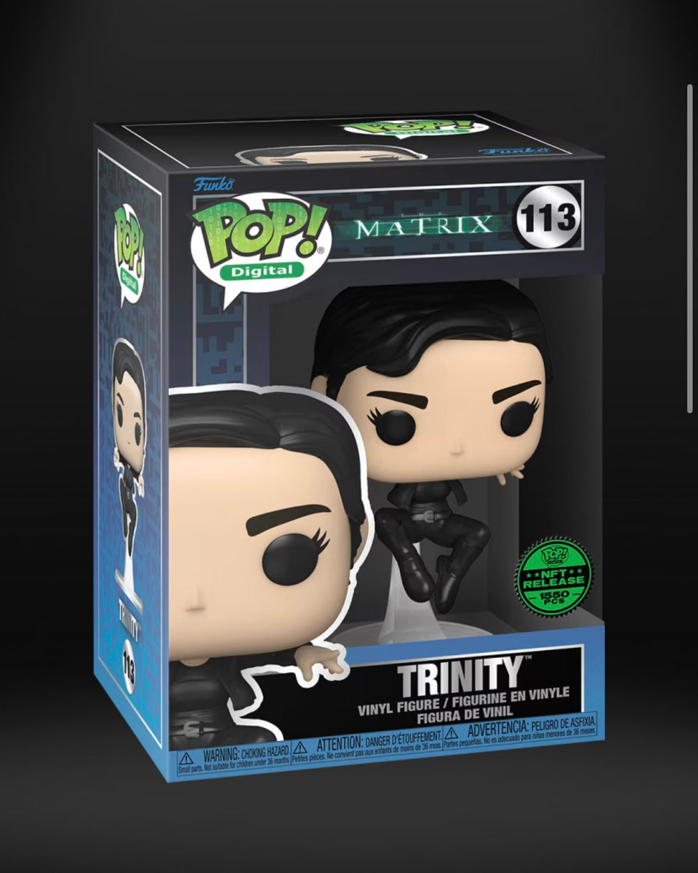 Funko Pop! Digital: Matrix - Trinity NFT Physical Pop