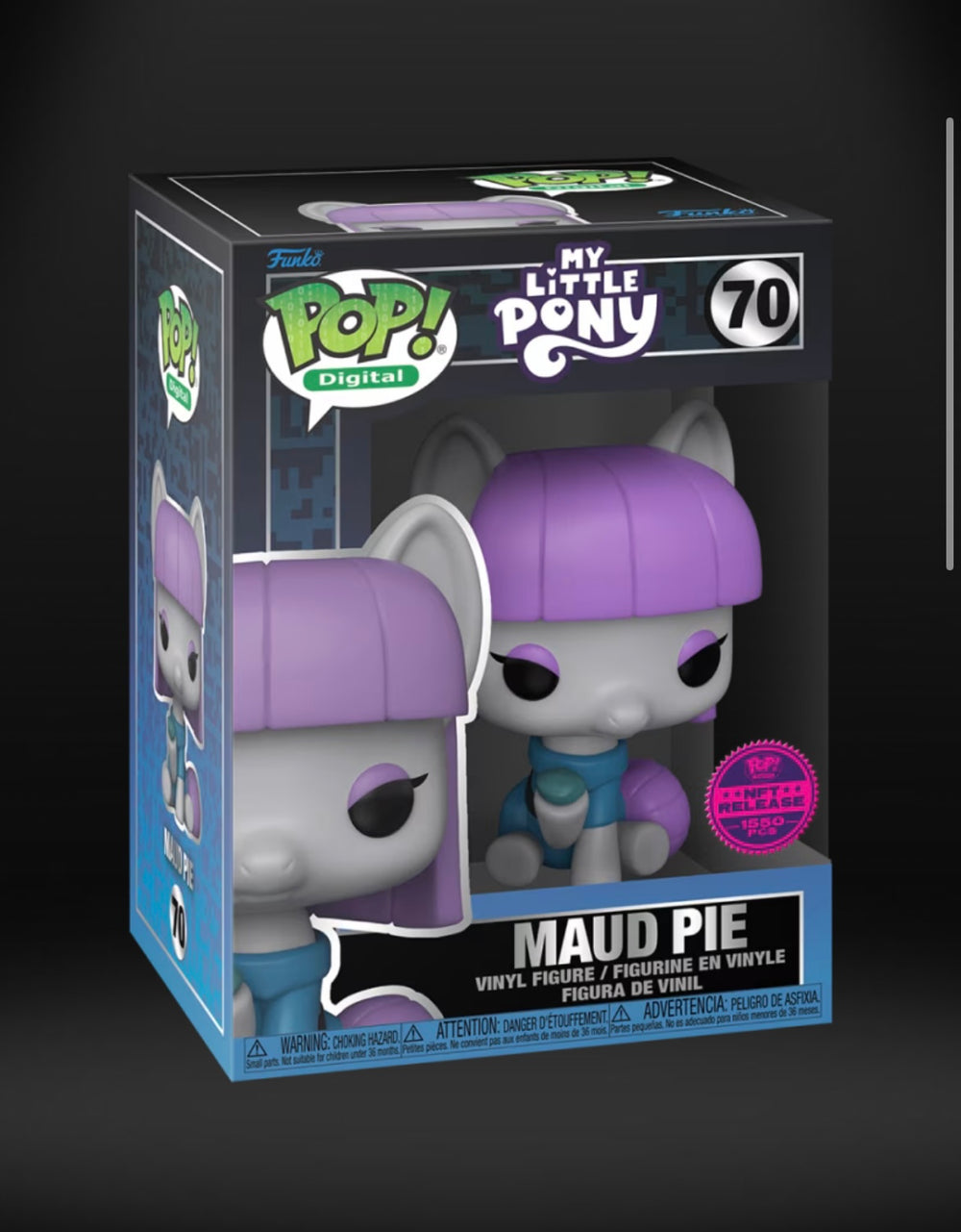 Funko Pop! Digital: My Little Pony - Maud Pie NFT Physical Pop