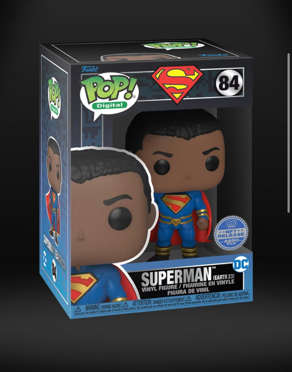 Funko Pop! Digital: DC - Superman (Earth 23) NFT Physical Pop