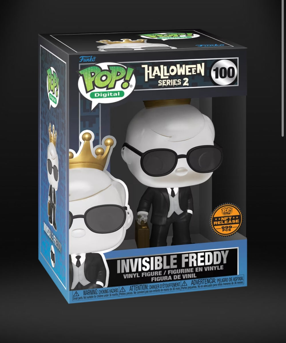 Funko Pop! Digital: Halloween 2 - Invisible Freddy NFT Physical Pop