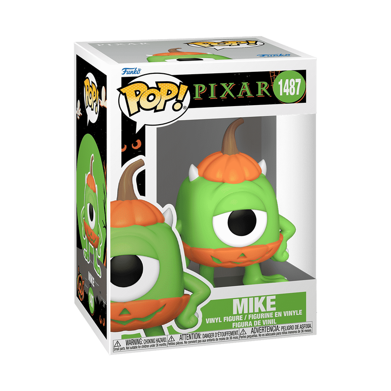 Funko Pop! Animation - Pixar Halloween - Monsters, Inc. - Mike Wazowski in Jack-o-Lantern Costume #1487