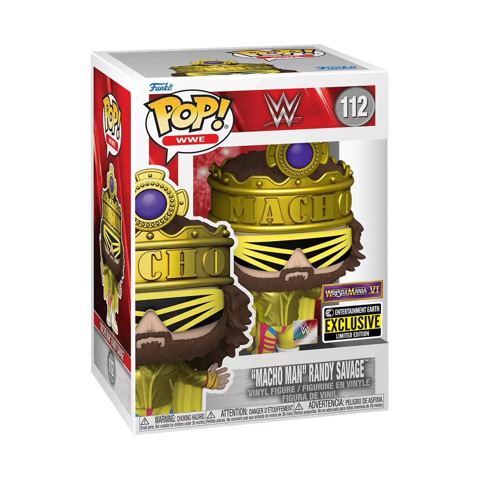 Funko Pop! WWE: Macho Man Randy Savage Entertainment Earth Exclusive