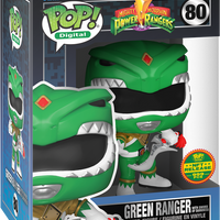 Funko Pop! Digital: Power Rangers- Green Ranger with Sword of Darkness NFT GRAIL Physical Pop