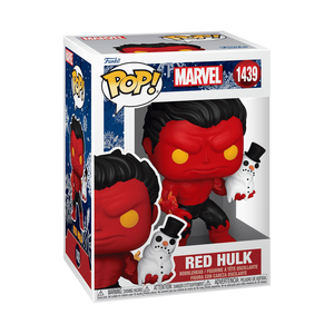 Funko Pop! Marvel: Red Hulk with Snowman #1439