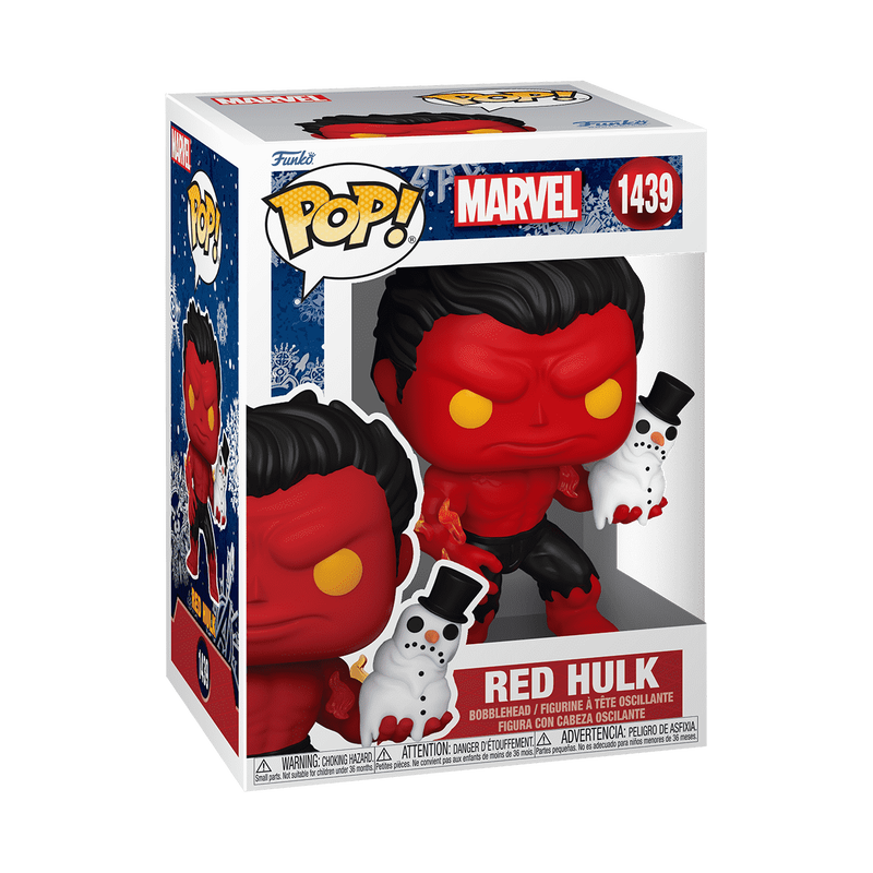 Funko Pop! Marvel: Red Hulk with Snowman #1439