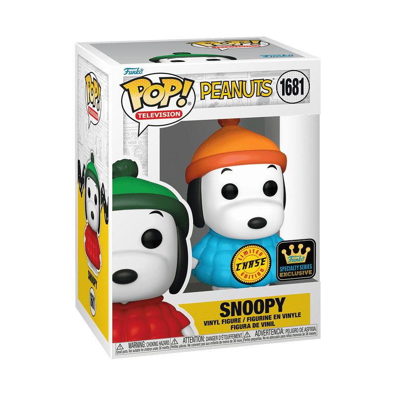 Funko Pop: Television - Peanuts Snoopy in Puffer Jacket Chase Specialty Series #1681 (Discount Bin)
