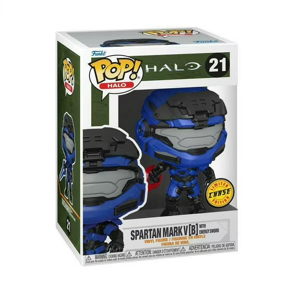 Funko Pop: Halo Spartan Mark V(B) with Energy Sword Chase #21