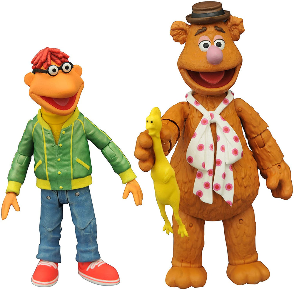 Disney The Muppets Fozzie and Scooter Action Figures by Diamond Select Toys