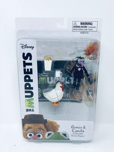 Disney The Muppets Gonzo and Camilla Action Figures by Diamond Select Toys