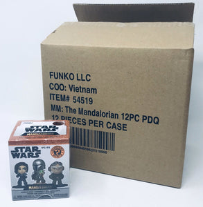Funko Mystery Minis: Star Wars The Mandalorian - Case of 12 Blind Box Figures