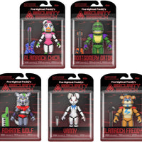 FNAF Five Nights at Freddy's Security Breach Set of 5 Articulated Action Figures By Funko