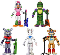 FNAF Five Nights at Freddy's Security Breach Set of 5 Articulated Action Figures By Funko
