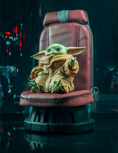 Star Wars The Mandalorian - Grogu The Child in Chair Statue By