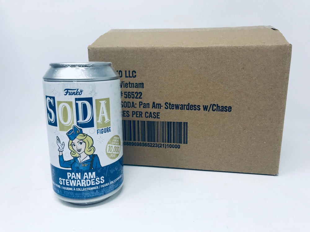 Funko Soda: Pan Am Stewardess Case of 6 With Chase