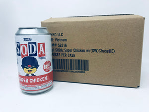 Funko Soda: Super Chicken International Edition Case of 6 With Chase Limited Edition 3,500 PC