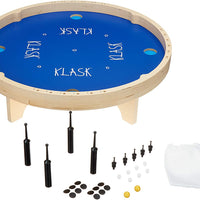 KLASK 4: The 4 Player Magnetic Party Game of Skill That’s Half Foosball, Half Air Hockey